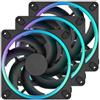 Fractal Design Fractal D. Momentum 14 RGB 3-pack Black - FD-F-MR1-1403