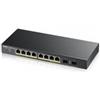 ZyXEL Switch GS1900-8HP 8x Gigabit PoE Ports smart managed lüfterlos L2 - Interruttore - 1 Gbps - GS1900-8HP-EU0103F