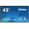 Iiyama ProLite LH4365UHSB-B1 - Classe di diagonale da 109 cm (43″) (108 cm (42,5″) - LH4365UHSB-B1