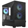 Fractal Design Fractal D. Pop Mini Air RGB TG Cl Ti. bk| FD-C-POR1M-06 - FD-C-POR1M-06