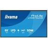 iiyama 55iWIDE LCD 4K UHD 3840 x 2160 IPS Panel Segnaletica Digitale - LH5575UHS-B2AG