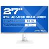 JAPANNEXT JN-IPS270UHD60F-C65W-HSP-W HDMI/DP UHD - Flachbildschirm (TFT/LCD) - JN-IPS270UHD60F-C65W-HSP-W