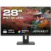 JAPANNEXT 71,1cm JN-IPS280UHD60F-C65W-HSP 16:9 HDMI/DP UHD - Flachbildschirm (TFT/LCD) - JN-IPS280UHD60F-C65W-HSP
