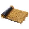VEVOR Tetto in Paglia Artificiale 0,4 x 1,2 m Rotolo di Tetto in Paglia, Impermeabile e Ignifugo, per Patio, Piscina, Spiaggia, Decorazioni per Feste Hawaiane Tropicali, Base Gialla e Nera