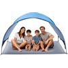 VEVOR Tenda da Spiaggia Pop Up per Mare per 4 Persone Portatile con Borsa per il Trasporto e Picchetti, Ombrellone da Spiaggia Leggero e Compatto per Campeggio, Pesca, Picnic, Vacanza al Mare