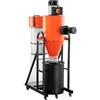 VEVOR Aspiratore di Polvere, Aspiratore di Polvere a Ciclone da 763 CFM 1 Micron, Separatore di Polvere da 1,5 CV con Sacco di Raccolta Polvere da 47,32 L Supporto di Base, Lavorazione del Legno
