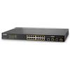 PLANET FGSW-1816HPS - Switch - gestito - 16 x 10/100 + 2 x Combi Gigabit SFP - Desktop (FGSW-1816HPS)