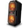 Motorola Altoparlante Bluetooth Motorola Sound - ROKR 820 - 80 W - senza fili - con illuminazione a LED - tecnologia True Wireless - microfono per karaoke incluso - fino a 20 ore di autonomia - ingressi multipli: AUX/USB/MIC