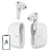 Timekettle Professionali cuffie wireless per traduzione TIMEKETTLE M3, traduzione offline, IPX4, bulgaro e altri 45 lingue, traduttore AI, ANC, bianche