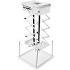 StarTech Supporto per videoproiettore/proiettore - Sollevatore motorizzato a soffitto - Telecomando - Corsa di sollevamento 1 m - Acciaio laminato a freddo - 35×28×16 cm - Bianco