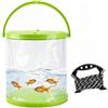 Generic Piccolo acquario pieghevole, serbatoio portatile per pesci, contenitore per il trasporto dei pesci, serbatoio per principianti, ottimo concetto per catturare e rilasciare creature, spiaggia, piscina e