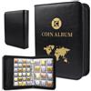 Album Raccolta Monete De Collezione 480 Tasche,Libro Porta Monete 2 Euro 3.5 * 3