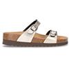 GRUNLAND Hola Ciabatta In Ecopelle Champagne - Donna - Champagne