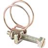 Akozon fascette professionali per tubi + Fascette Stringitubo 10 pezzi Filo Doppio Regolabile Filo Flessibile per Acqua Morsetto per Tubi (19mm（16-19）)