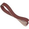 Kozelo 3Pz Cinture Levigatura 50mm x 1829mm 600 Grana Ossido Alluminio Carta Vetrata Abrasiva Per Levigatrice A Nastro Smerigliatura Metalli Lavorazione Legno Rimozione Ruggine
