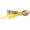 Wakects Lavorazione del Legno Blocco per Riporre Seghe, Cassetta Tagliacornici in Plastica ABS 30cm con Parte Posteriore 35cm per Falegnameria