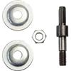 Myazs Supporto per disco con diametro interno 10 mm chiave utensili elettrici trapano smerigliatrice 87 mm adattatore mandrino lungo