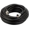 RFAdapter Cavo coassiale RG8x, cavo coassiale CB, 15,2 m UHF PL259 maschio a maschio a bassa perdita CB, cavi antenna 50 Ohm per radio HAM, analizzatore antenna