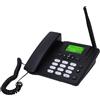 Plyisty Telefono Fisso Cordless GSM TD Dual Mode, Telefono Fisso Wireless 2G da Tavolo con Display da 2,4 Pollici Radio FM Sveglia ID Chiamante, per la compatibilità della Scheda SIM (Spina europea)