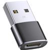 FUXIU Adattatore da USB a USB C Per 15 14 13 USB Maschio A Type-C Femmina Convertitore Cellulare Orologio Trasferimento Dati Adattatore di Ricarica