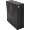 Cuifati Custodia per Mini PC MATX ITX, Doppia Ventola di Raffreddamento, Supporto SSD HDD. Interfaccia USB 2.0, Alimentatore IO FLEX Full Size, Scheda Grafica da 180 Mm, Dispositivo di