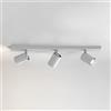 Astro Lampada da parete e soffitto Ascoli in bianco GU10 3 luci