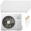 Daitsu Condizionatore Daitsu Artic Pro trial split 9000+12000+12000 BTU inverter A++ wifi unità esterna 7.9 kW 3NDA01237/3NDA01721_1/3NDA01726_2