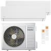 Daitsu Condizionatore Daitsu Artic Pro dual split 9000+18000 BTU inverter A++ wifi unità esterna 7.9 kW 3NDA01237/3NDA01721_1/3NDA01731_1