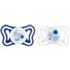 Chicco Succhietto PhysioForma Light 16-36M 2 pz in Silicone Extra Leggero - Azzurro