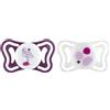 Chicco Succhietto PhysioForma Light 16-36M 2 pz in Silicone Extra Leggero - Rosa