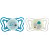 Chicco Succhietto PhysioForma Light 16-36M 2 pz in Silicone Extra Leggero - Lumi