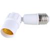 TQUXNGA E27 Adattatore per Lampadina Orientabile a 360 Gradi - Attacco Regolabile