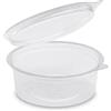 Generico Vaschette Alimentari APET con Coperchio Anti-Appannamento, Contenitori Ermetici per Salse, Temperature -40°C a +70°C (x 80ml Ø7 cm h 3,8 (conf 50 pz))