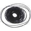 NIHENHAO 100 Pezzi 1 mm Mix Size Square Tape Machine Belt Assortiti Common Belt per registratore Ripetitore Gomma