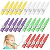 Supvox 20 kazoo in plastica, 5 colori, per feste e musica | 20 kazoo in 5 colori da 4 pezzi, ideali per compleanni dei bambini, giochi musicali, feste e piccoli regali