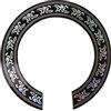 Mxming Duro PVC Cerchio Buco Suono Rosetta Inlay Per 38 39 Pollice Chitarre Acustiche Decalcomania Copertura Soundhole Per Chitarra Acust