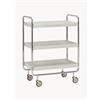 House Doctor Carrello da portata Roll - Grigio, Argento