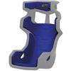 Sabelt Sim Racing Set di cuscini Sabelt Sim Racing SRX-1 20mm Blu reale-Grigio