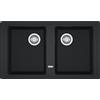 FRANKE Lavello in fragranite nero 2 vasche BSG 620 Antea Franke