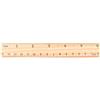 qiulip stationary Righello in legno da 15 cm, 20 cm, 30 cm, per studenti, scuola e ufficio 15cm
