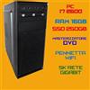 Intel COMPUTER PC FISSO CPU INTEL i7 Ram 16GB SSD250GB DVDRW Windows 11 Preinstalled