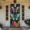 YJSZY Decorazioni per Porta,90 X 210 Cm,Addobbi Banner Decorazione per Porta Ingresso Casa,Copri Porta Addobbi Festa con Elastico per La Casa Primavera/Estate/Autunno/Inverno,Door Cover (Farfalla)