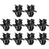 Saiyana 10Pcs Nero Retainer Rod Clamp Clip Cofano Supporto Fibbia Clip Ricambi Automotive