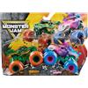 Monster Jam Ufficiale scala 1:64 Diecast Truck 2-Pack Serie 33 Dragon vs Sparkle Smash