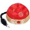 KACCDE Cappello Vintage Bambini Orientale Cappello Con Finta Coda di Cavallo Cinese Festa Costume Cappello Cinese Cappello Festa Cappello Cosplay Forniture