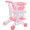 BESPORTBLE 8pezzi Carrello per Spesa Giocattolo Ruote Mini Carrello da Supermercato per Ragazzo Ragazza Ragazza Portatile e Spazioso per Giochi di Ruolo e Stoccaggio Realizzato Materiali