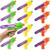 QILZO Set di 12 Pistole ad Acqua per Bambini 19cm, Set di Pistole ad acqua in plastica, bomboniere per feste di compleanno, sacchetti regalo, piscina, spiaggia