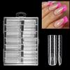Kaeltsyn Set di 140 extension per unghie, semplici da applicare, non necessitano di carta per manicure più veloci, forme di negazione delle unghie