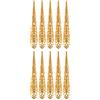 Hattba Finger Nail Tip Artiglio Anelli Punta Dita Artiglio Nail Anelli Decor Finger Knuckles Protezioni Per Halloween Cosplay Dance Show Artigli Unghie Halloween