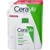 CeraVe Detergente Idratante Viso Pelle da Normale a Secca con acido ialuronico e ceramidi ricarica ecologica 473ml - CERAVE - 989814443